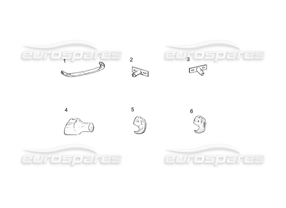 ferrari 250 gt (coachwork) frontstoßstange teilediagramm