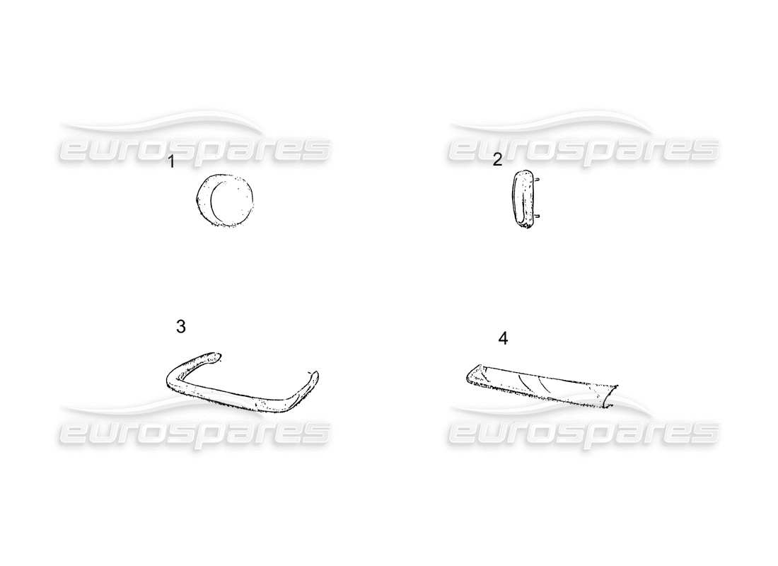 ferrari 250 gt (coachwork) hintere stoßstange teilediagramm