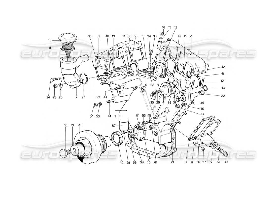ferrari 400 gt (mechanical) timing-system teilediagramm