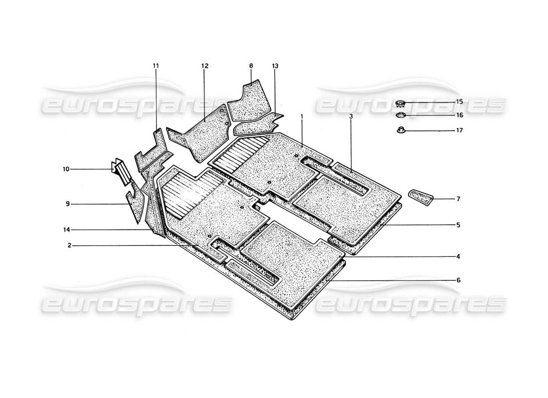 teilediagramm mit der teilenummer 501724