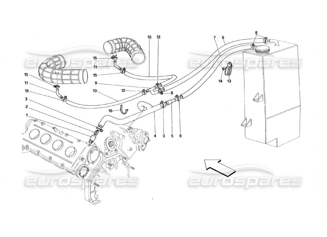 teilediagramm mit der teilenummer 160018