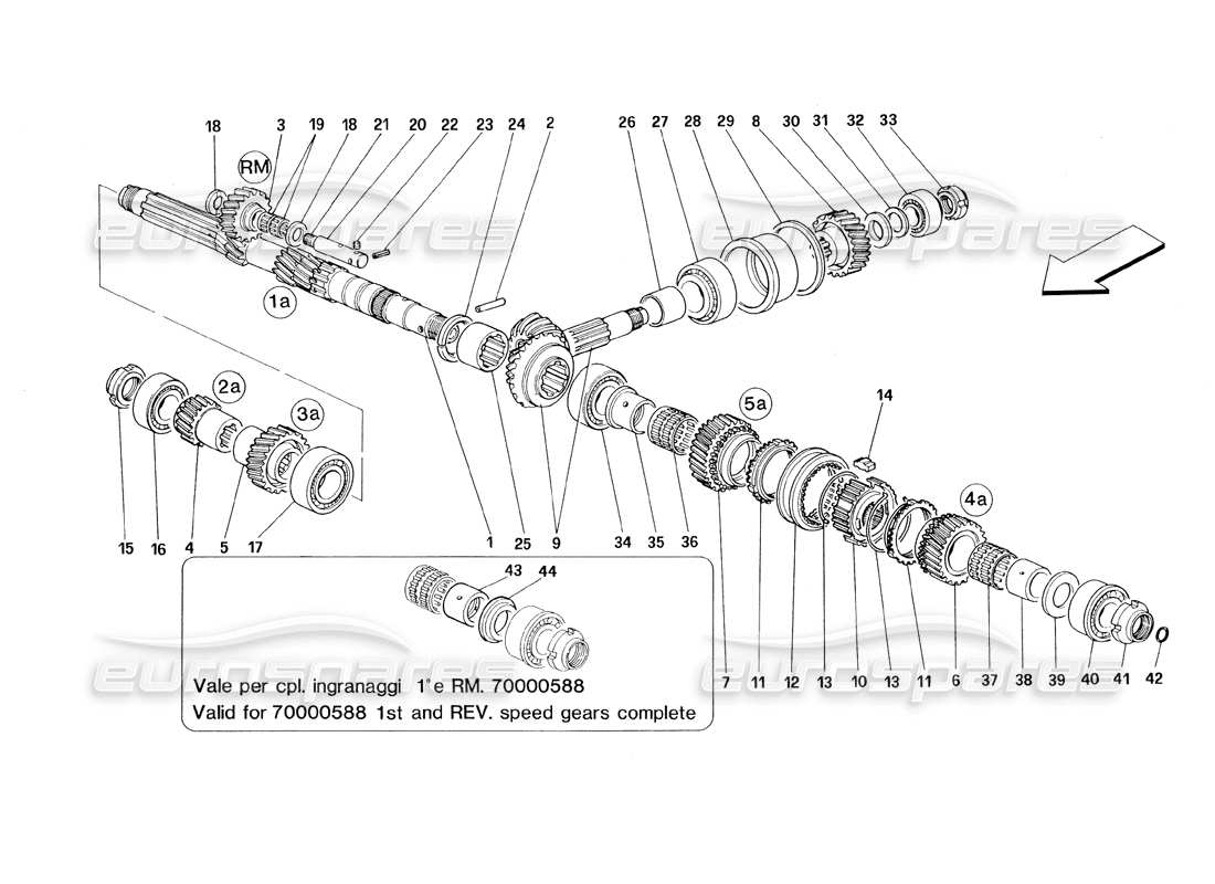 teilediagramm mit der teilenummer rnt-45