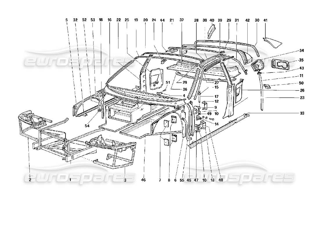 teilediagramm mit der teilenummer 61580400