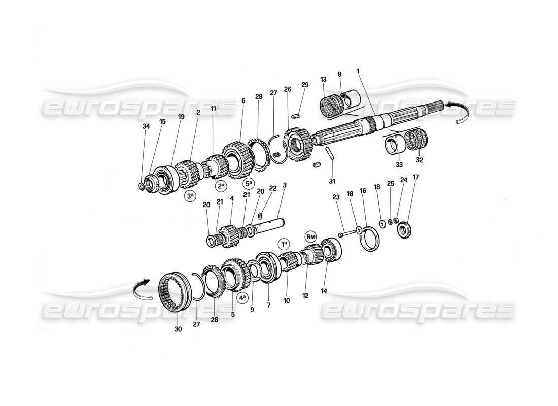 teilediagramm mit der teilenummer 126234