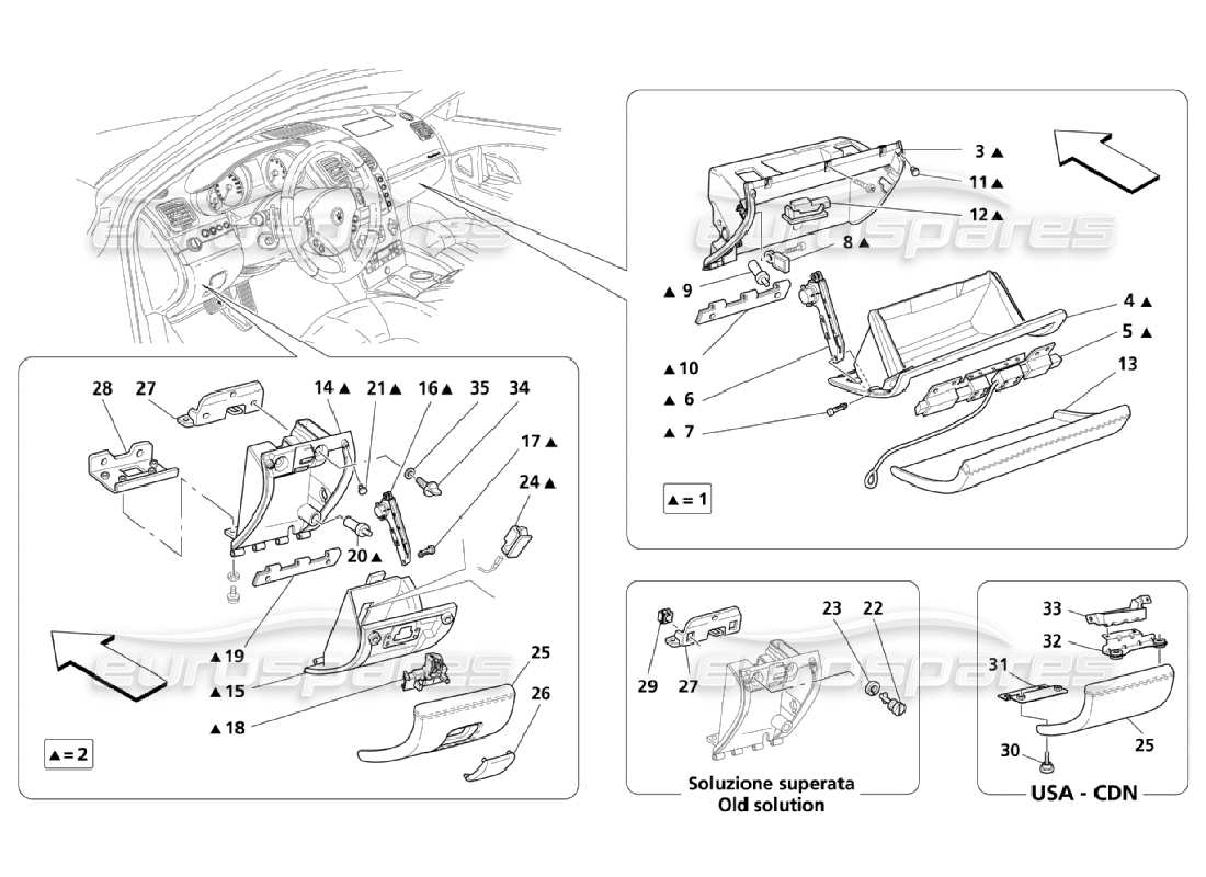 teilediagramm mit der teilenummer 65970500