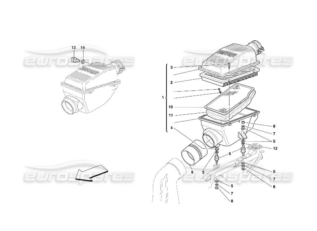 teilediagramm mit der teilenummer 154024