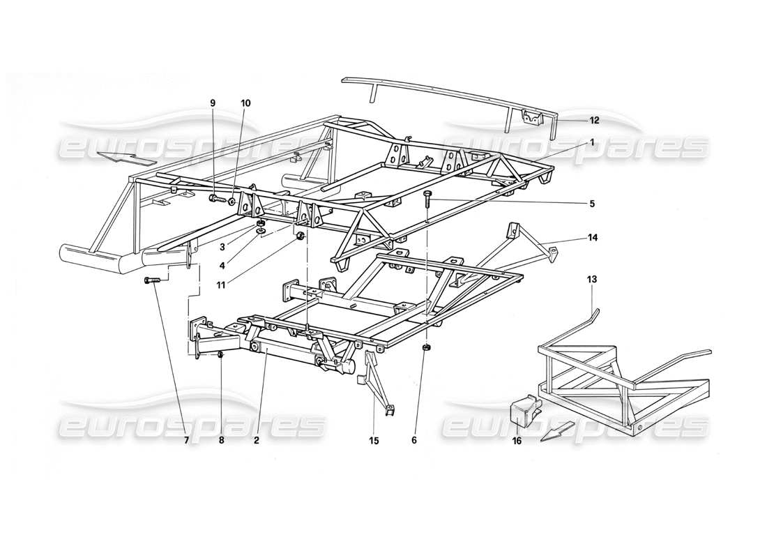 teilediagramm mit der teilenummer 61543400