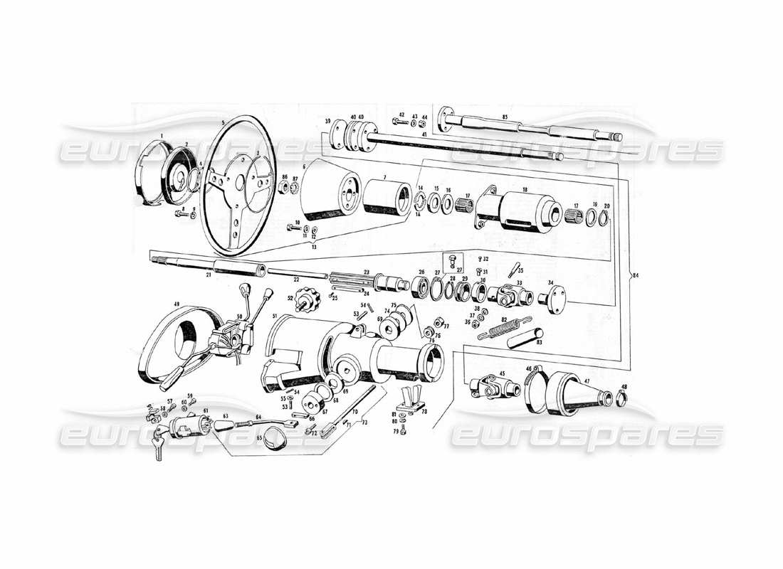 teilediagramm mit der teilenummer 101 gs 47083