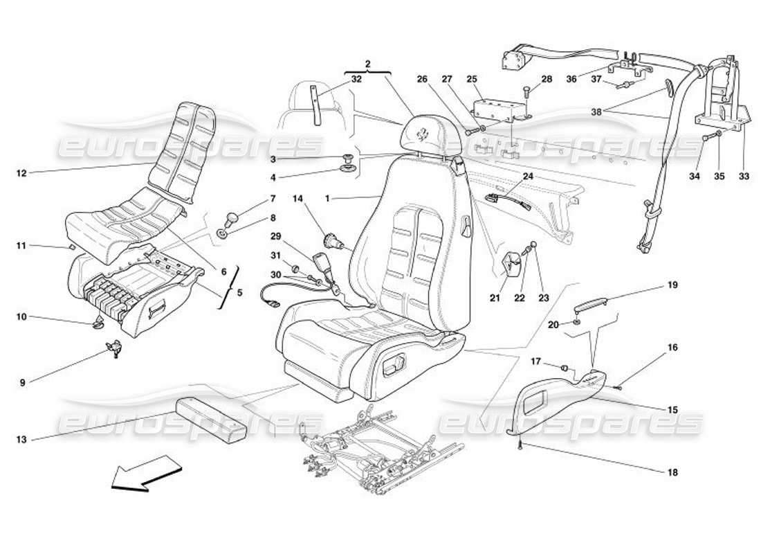 teilediagramm mit der teilenummer 67284300