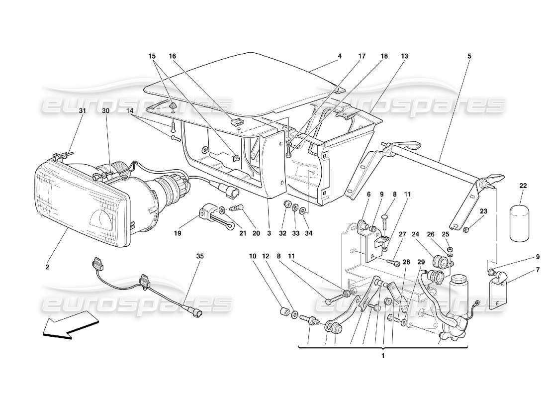 teilediagramm mit der teilenummer 63854400