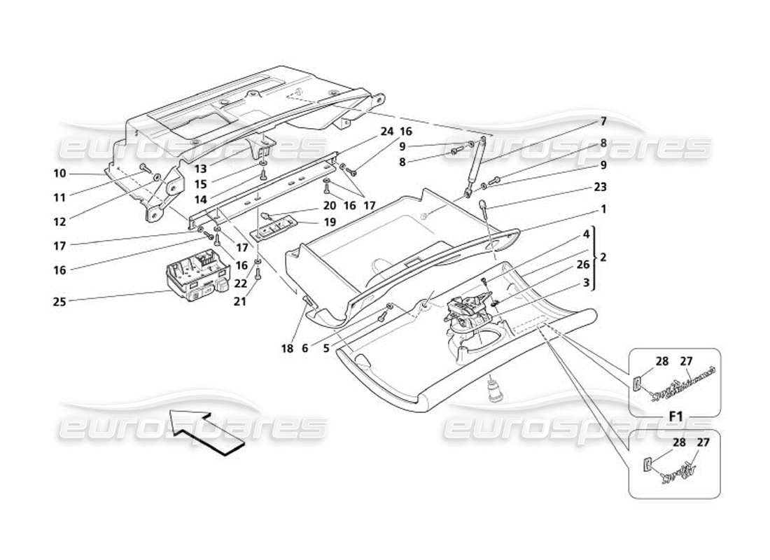 teilediagramm mit der teilenummer 382310403