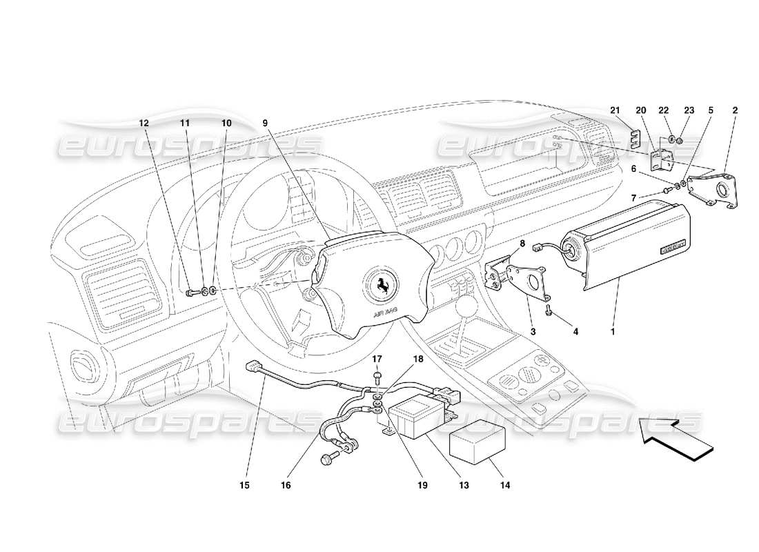 teilediagramm mit der teilenummer 64467200