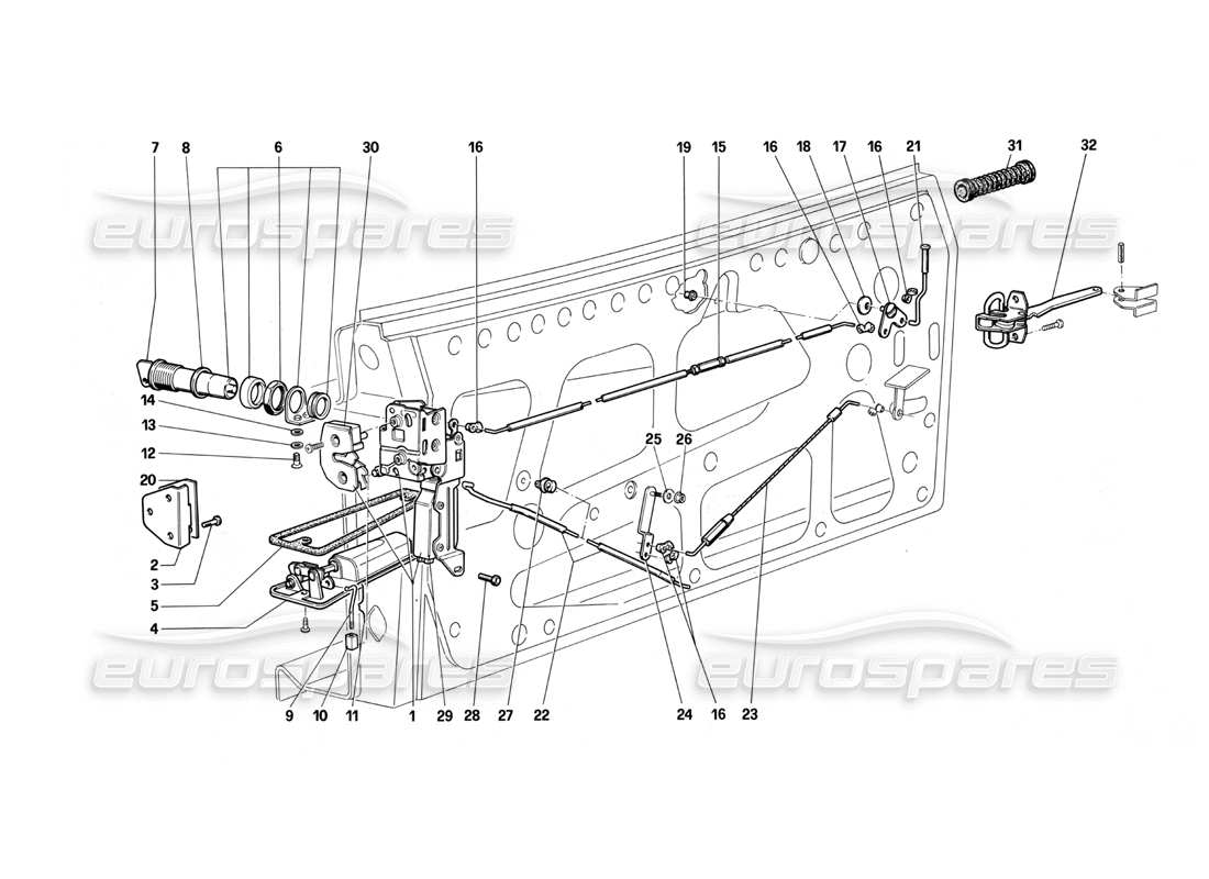 teilediagramm mit der teilenummer 61507600