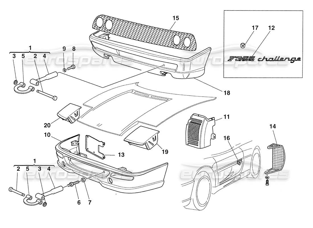 teilediagramm mit der teilenummer 65511400