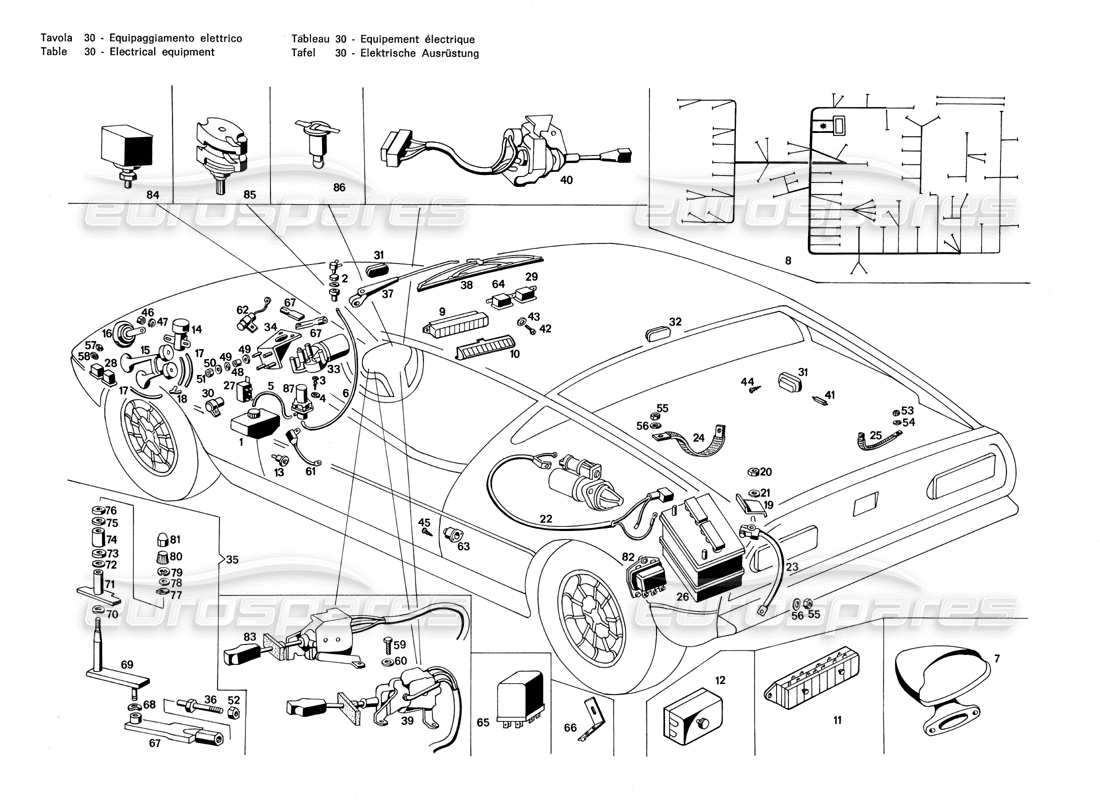 teilediagramm mit der teilenummer 122 bl 78501