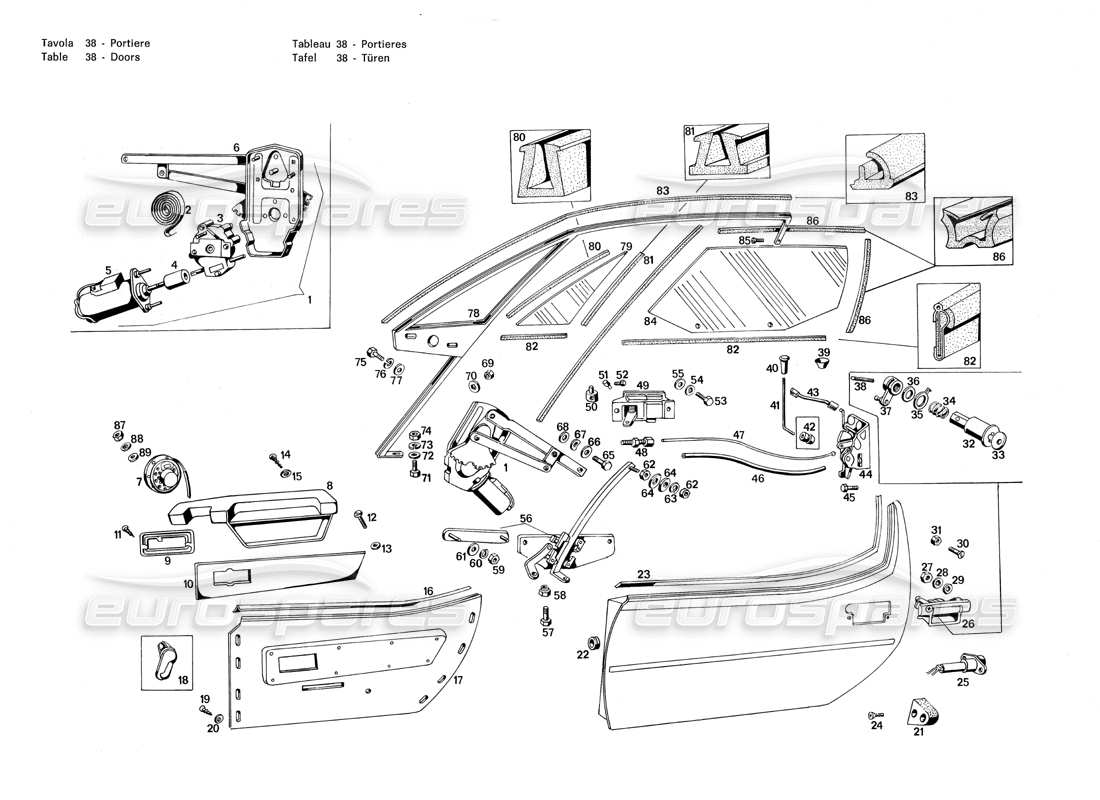 teilediagramm mit der teilenummer 122 bp 80628