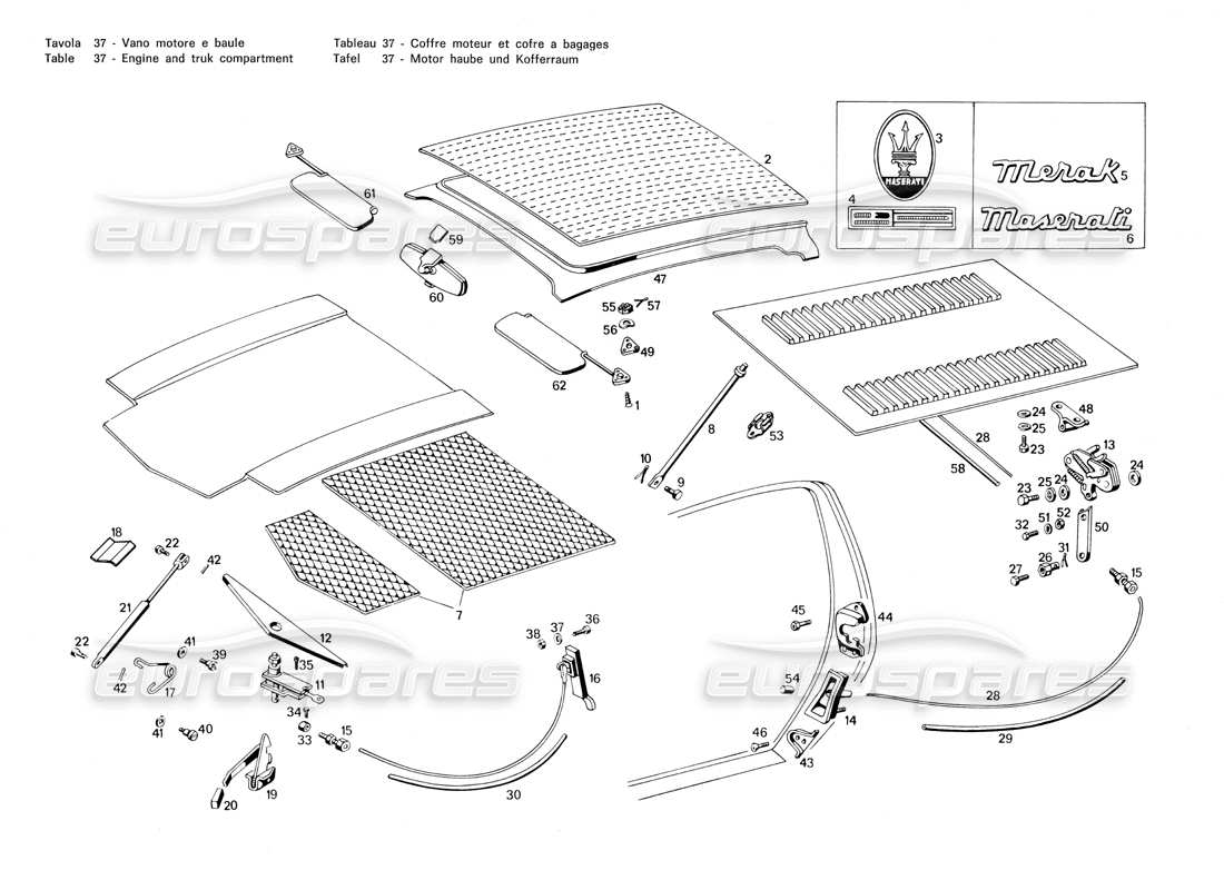 teilediagramm mit der teilenummer grf 65588
