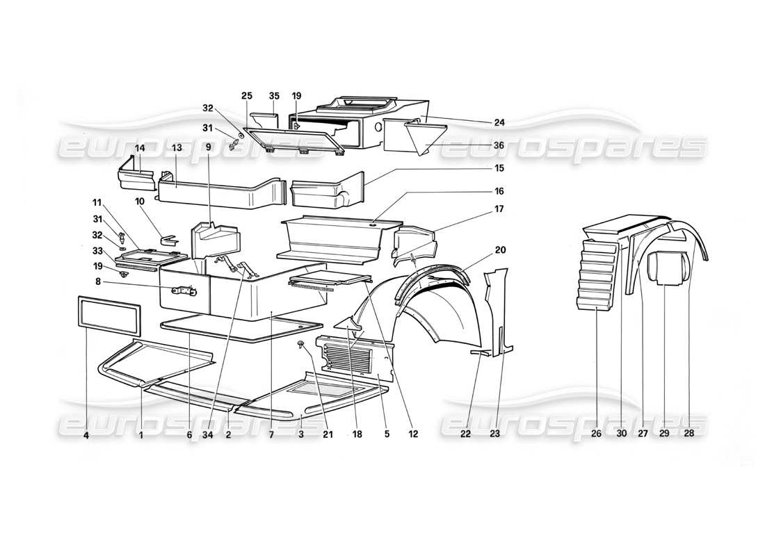 teilediagramm mit der teilenummer 61530300