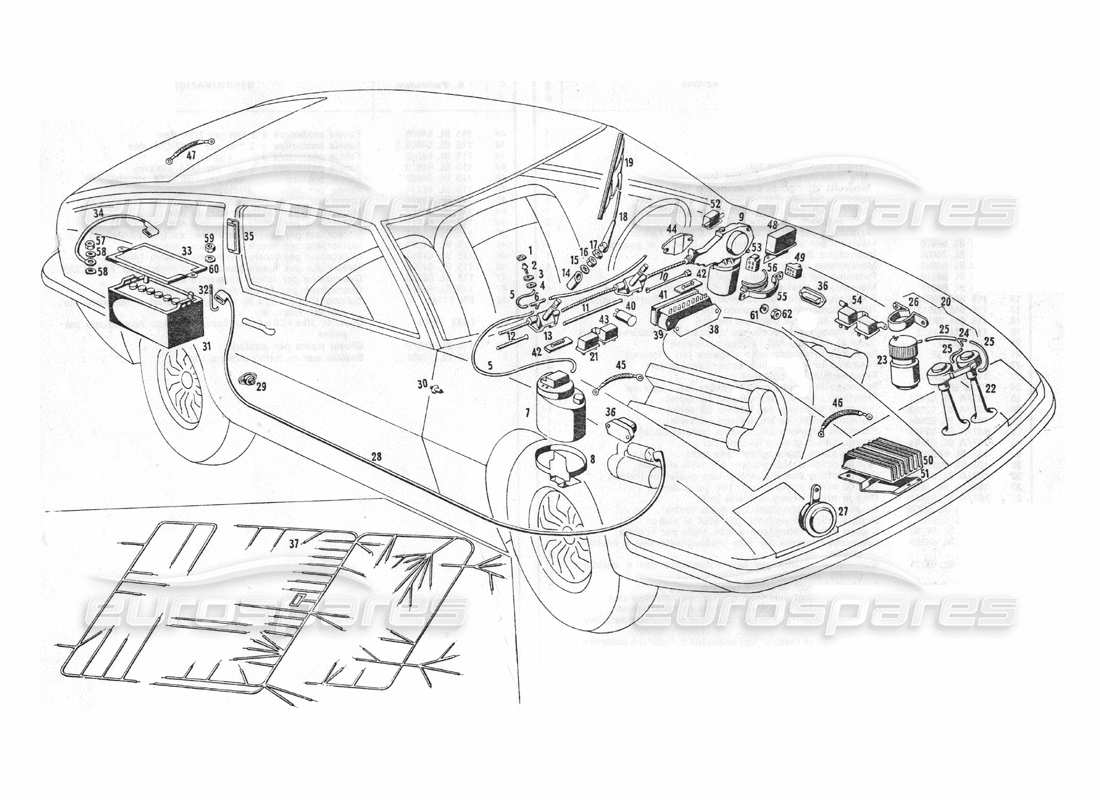 teilediagramm mit der teilenummer rn 32025