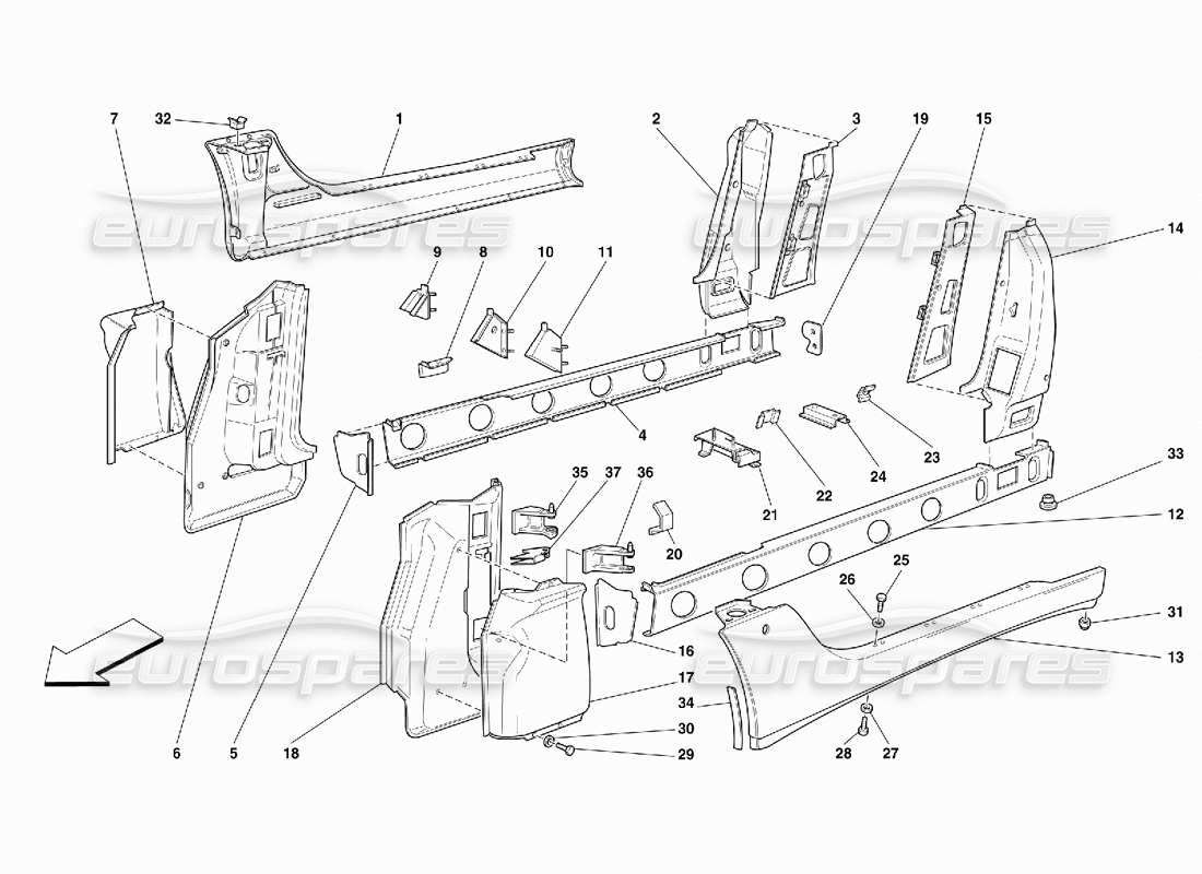 teilediagramm mit der teilenummer 63199800