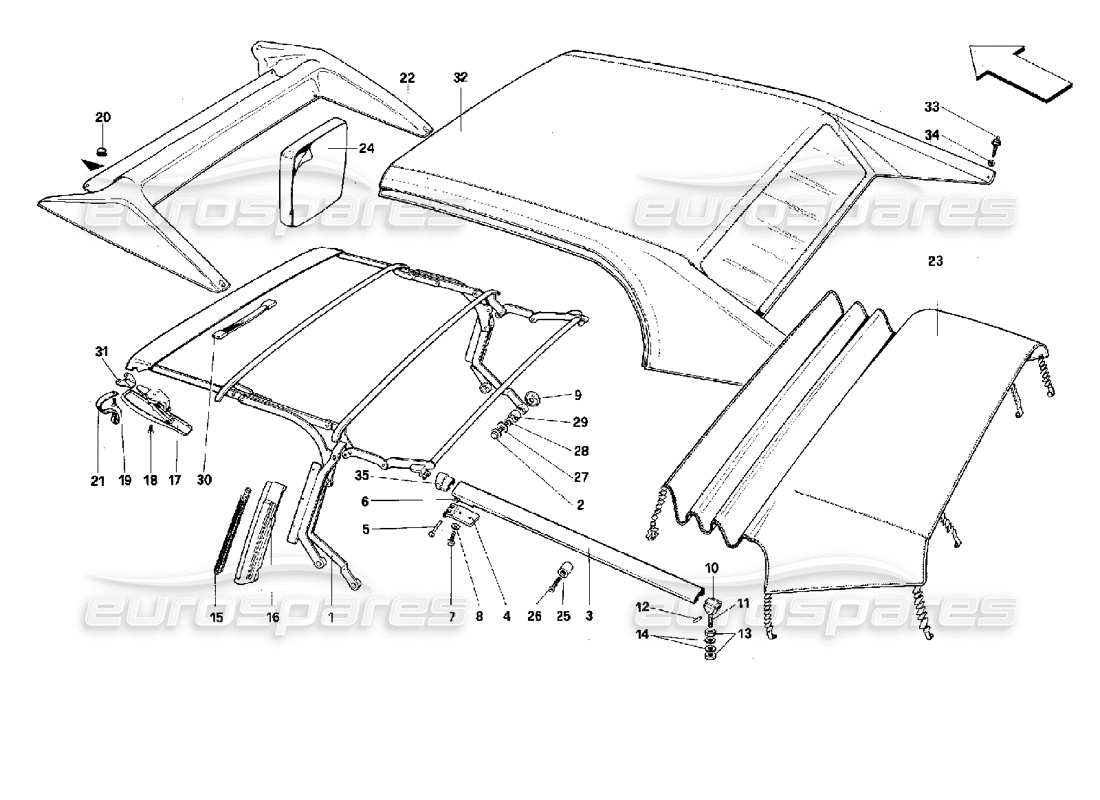 teilediagramm mit der teilenummer 61306500