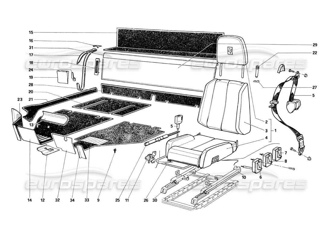 teilediagramm mit der teilenummer 61492490