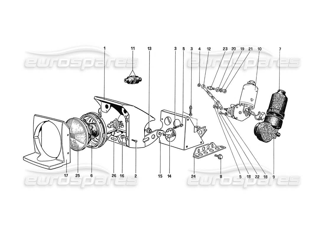 teilediagramm mit der teilenummer 61268600