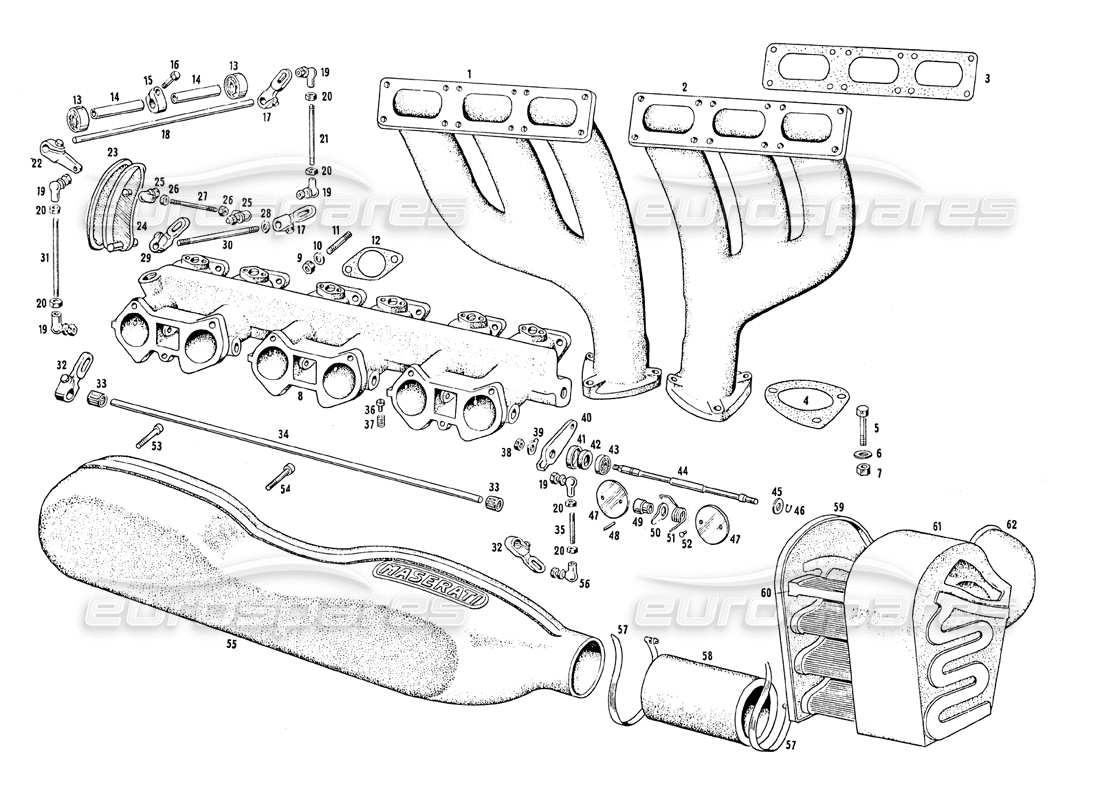 teilediagramm mit der teilenummer csc 46581