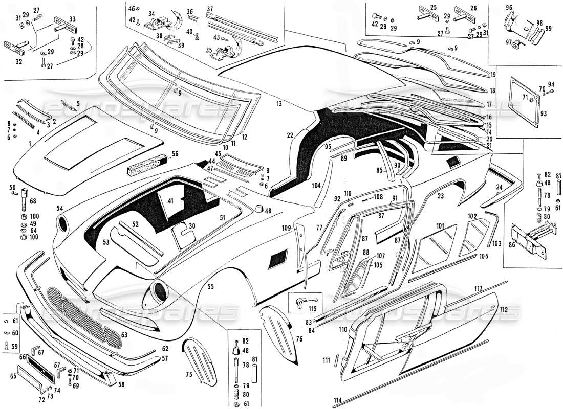 teilediagramm mit der teilenummer vn 61908