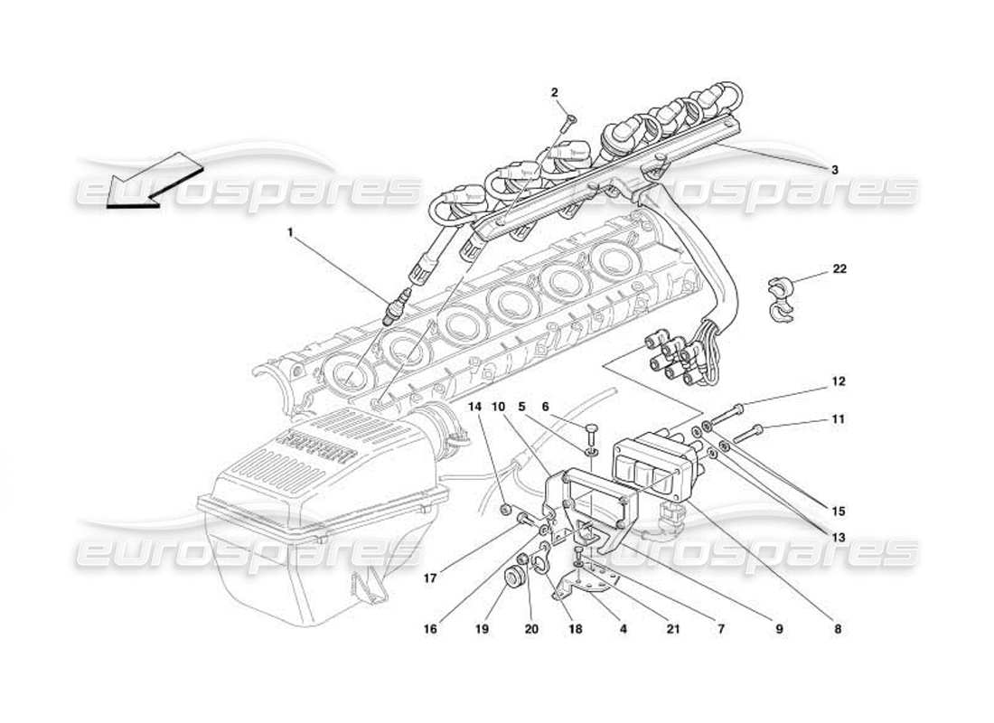 teilediagramm mit der teilenummer fht025