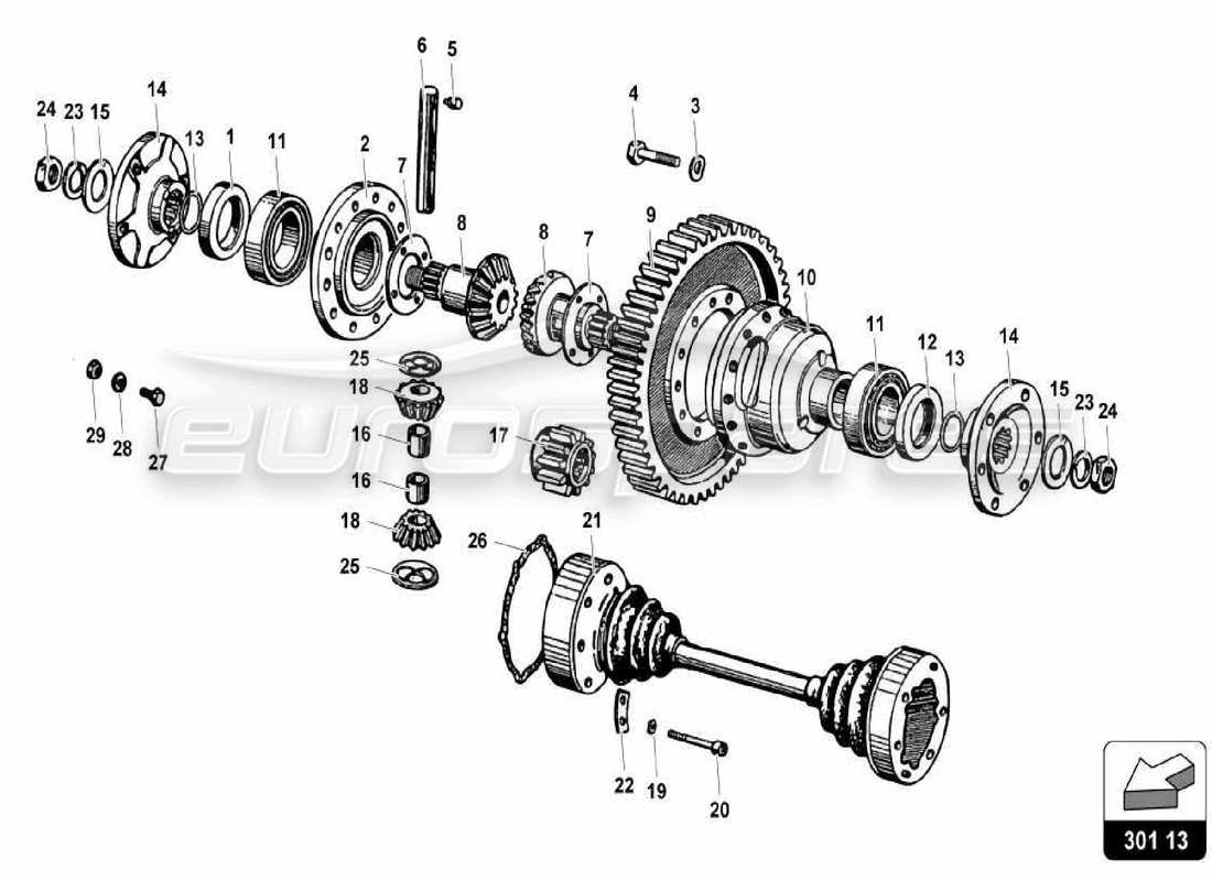 teilediagramm mit der teilenummer 002302024