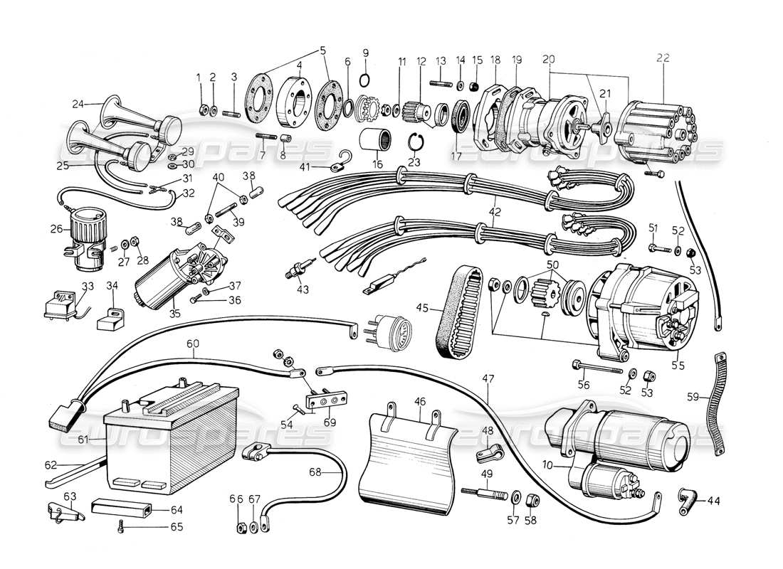 teilediagramm mit der teilenummer lht003