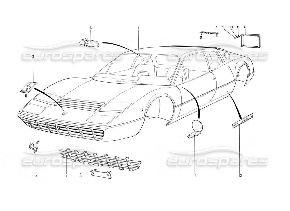 teilediagramm mit der teilenummer 50182906