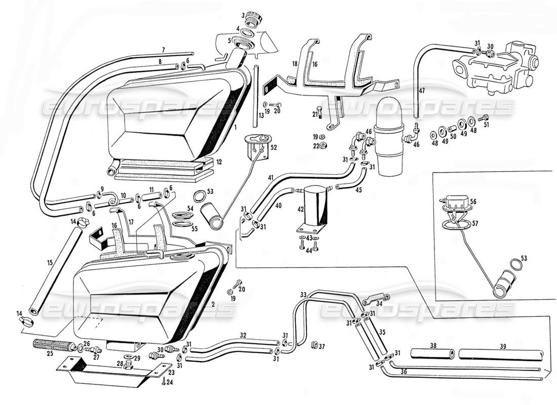 part diagram containing part number 109 - cs 57257