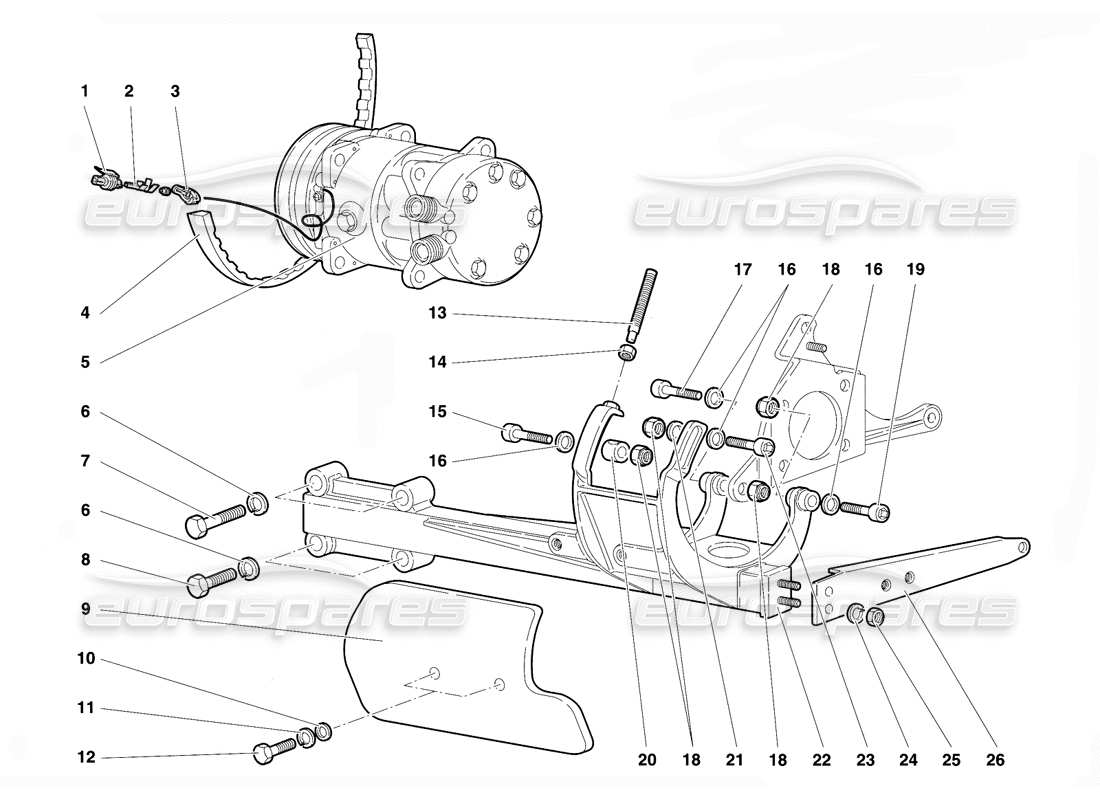 teilediagramm mit der teilenummer 006133204