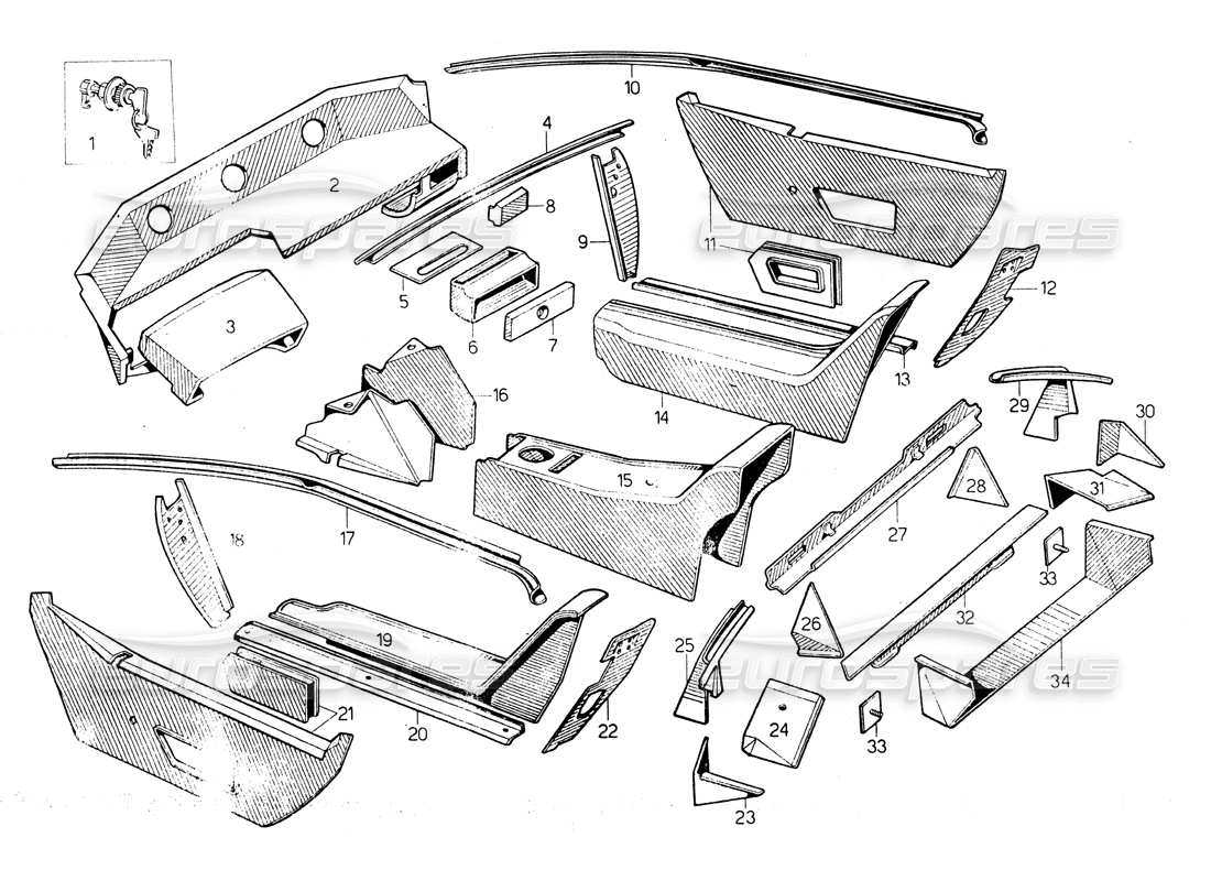 teilediagramm mit der teilenummer 007009013