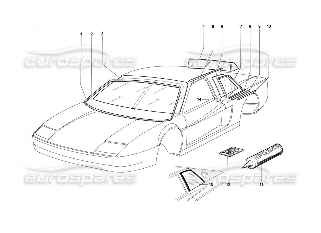 teilediagramm mit der teilenummer 61511600