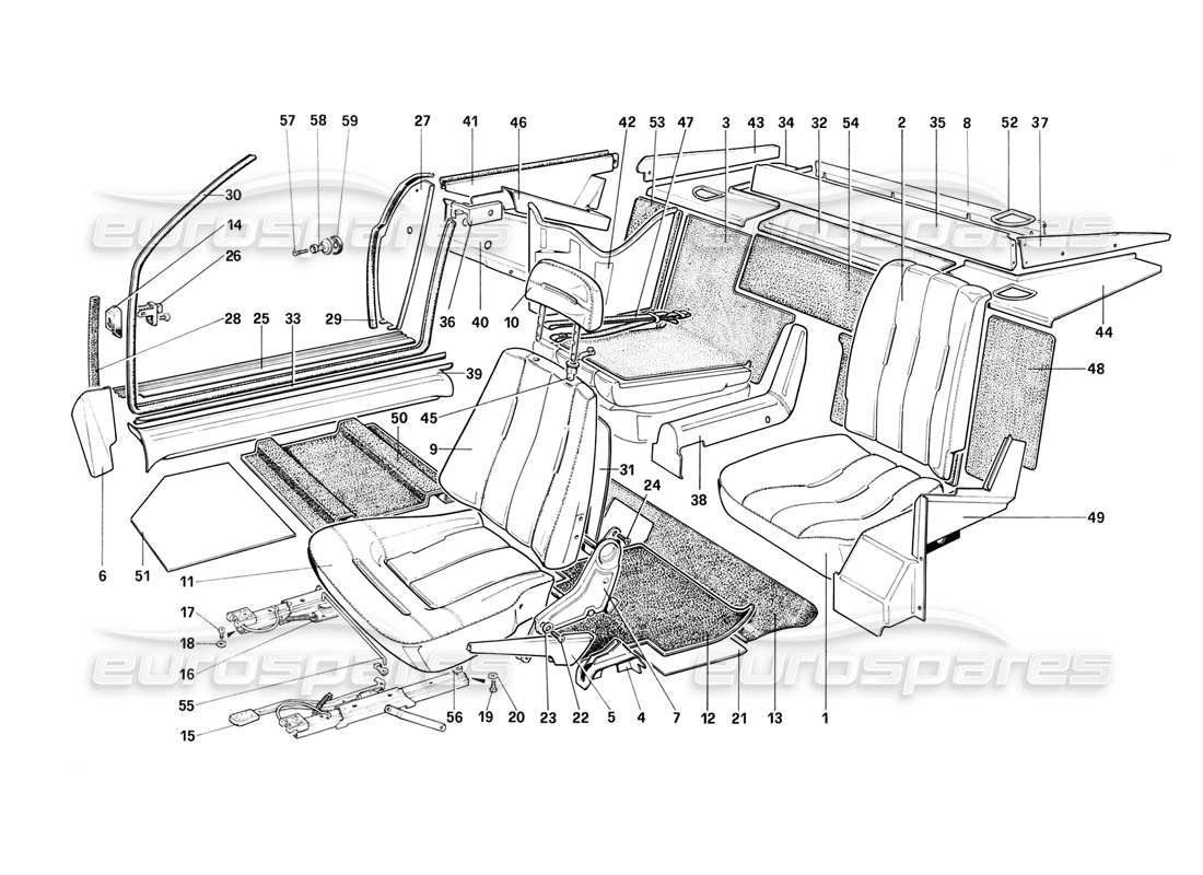 teilediagramm mit der teilenummer 61948600