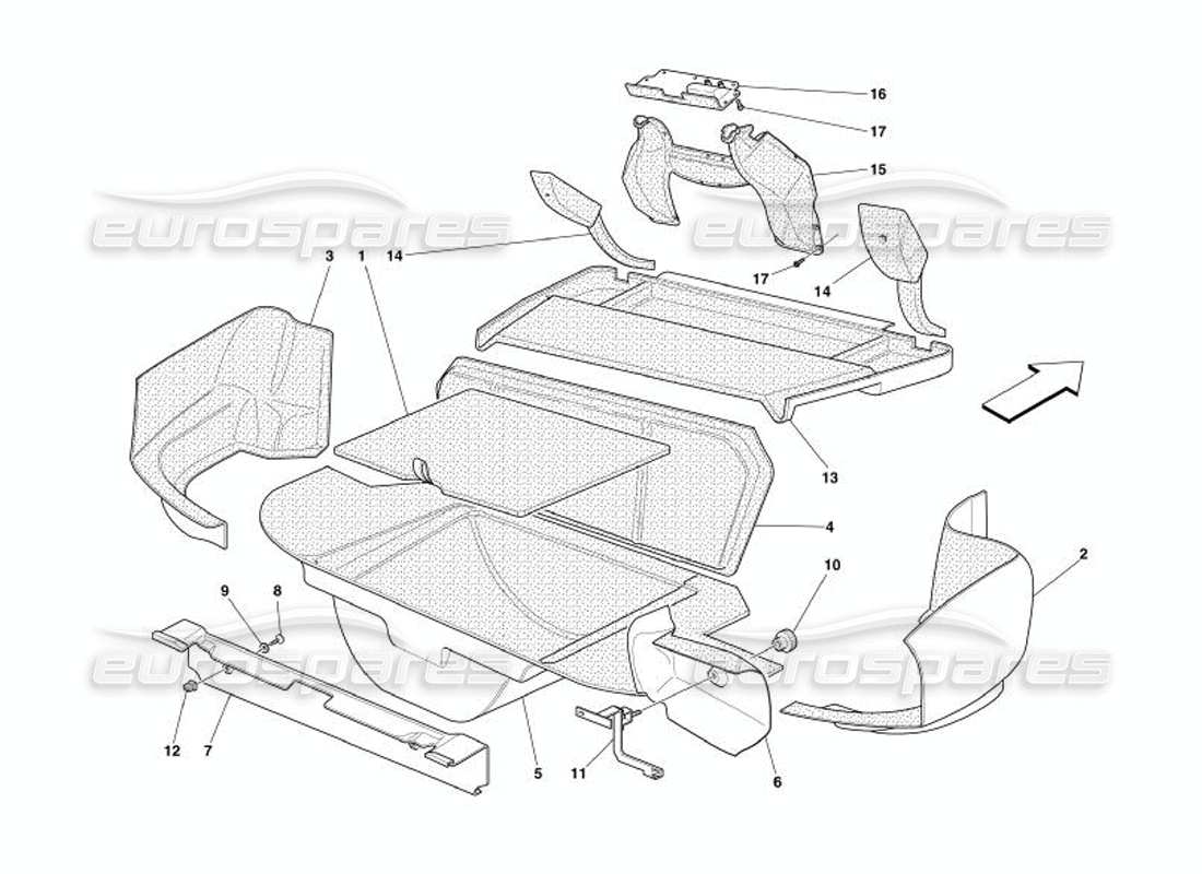 teilediagramm mit der teilenummer 685461..