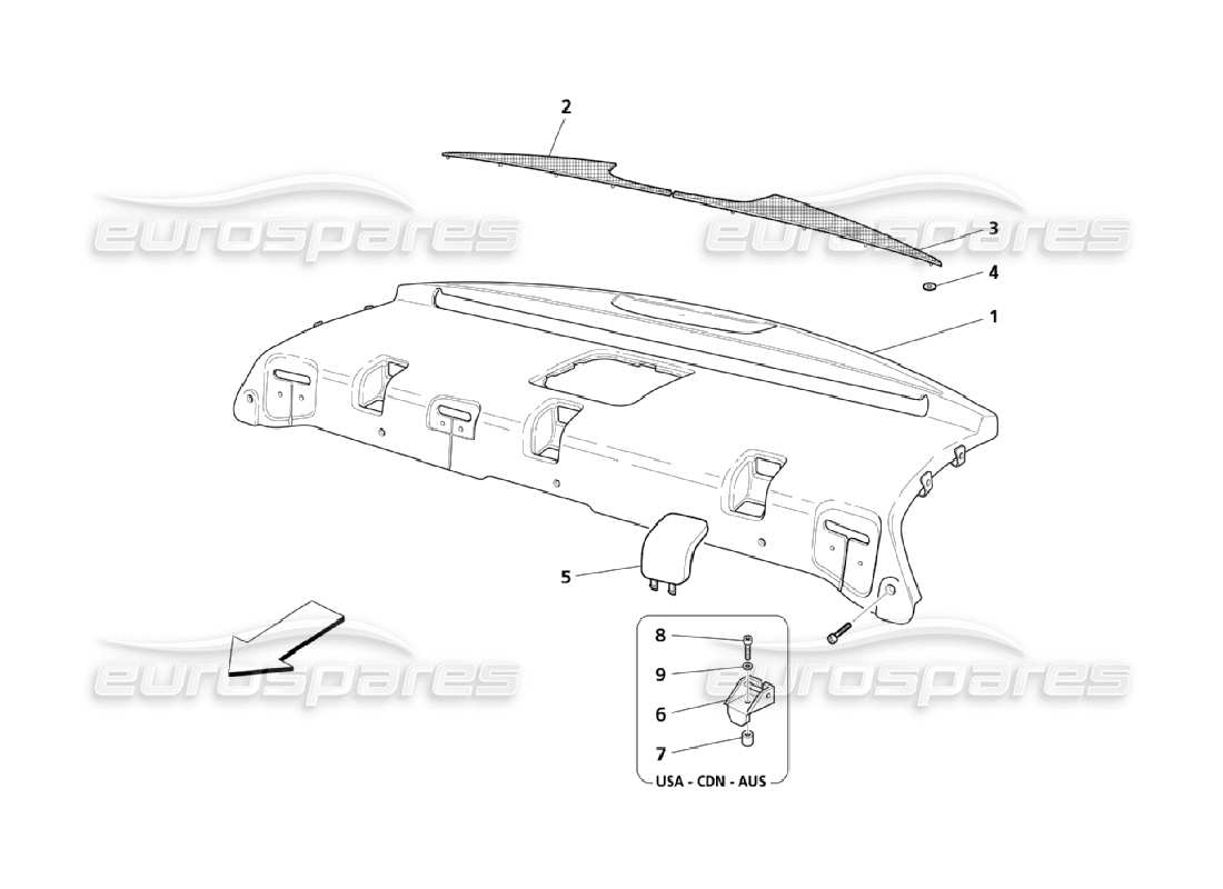 teilediagramm mit der teilenummer 66948200