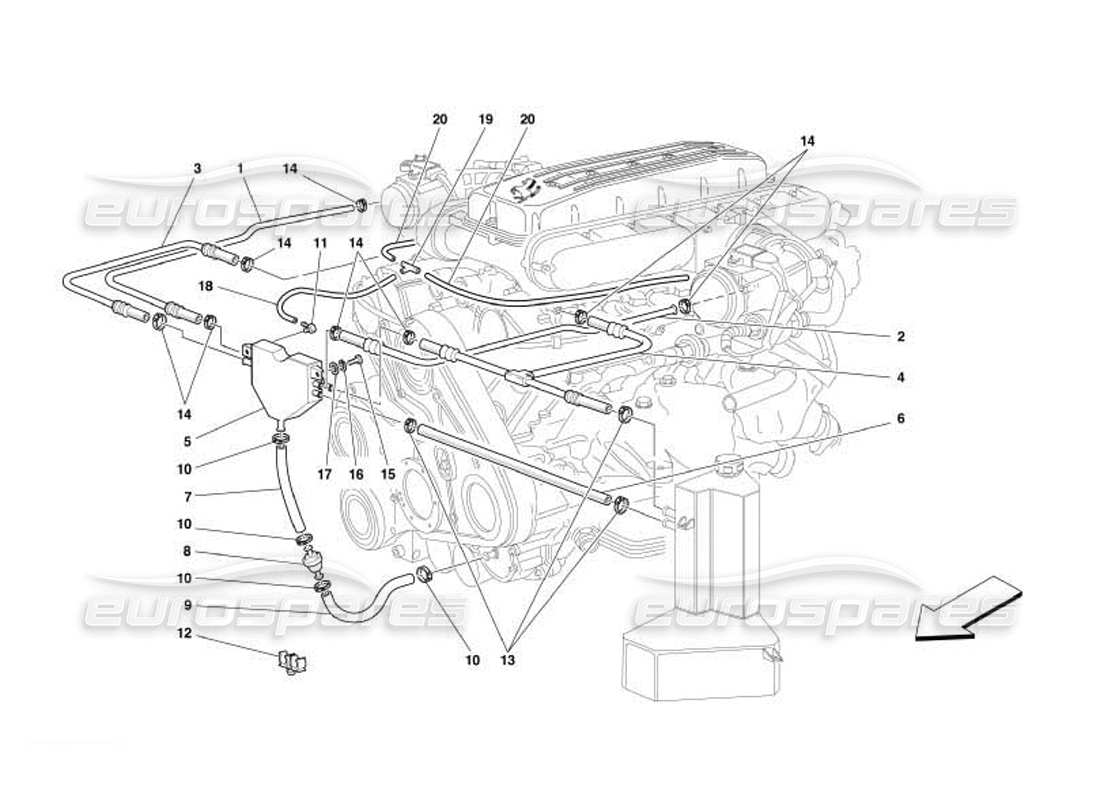 teilediagramm mit der teilenummer 167934