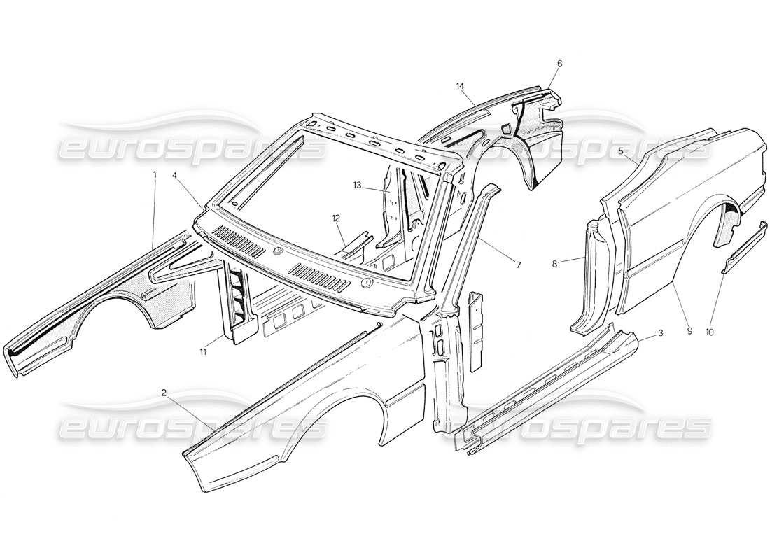 teilediagramm mit der teilenummer 332520102
