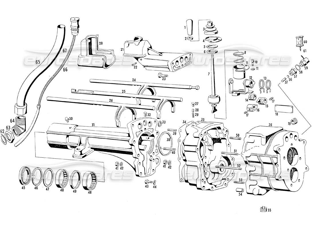 teilediagramm mit der teilenummer pn 45956