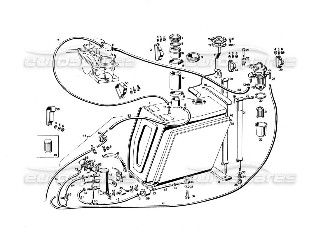 teilediagramm mit der teilenummer 115 cs 64695