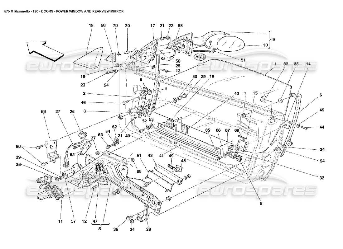 teilediagramm mit der teilenummer 67386300