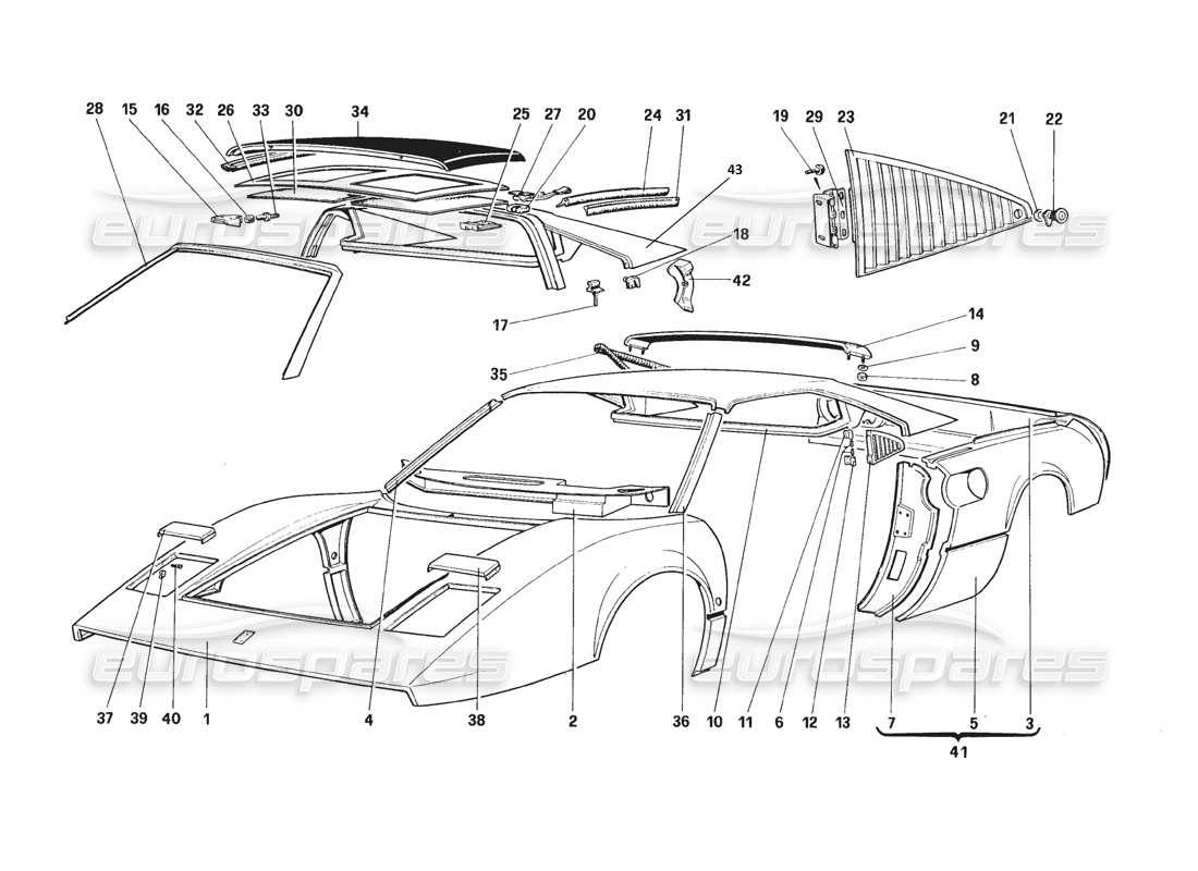 teilediagramm mit der teilenummer 60500500