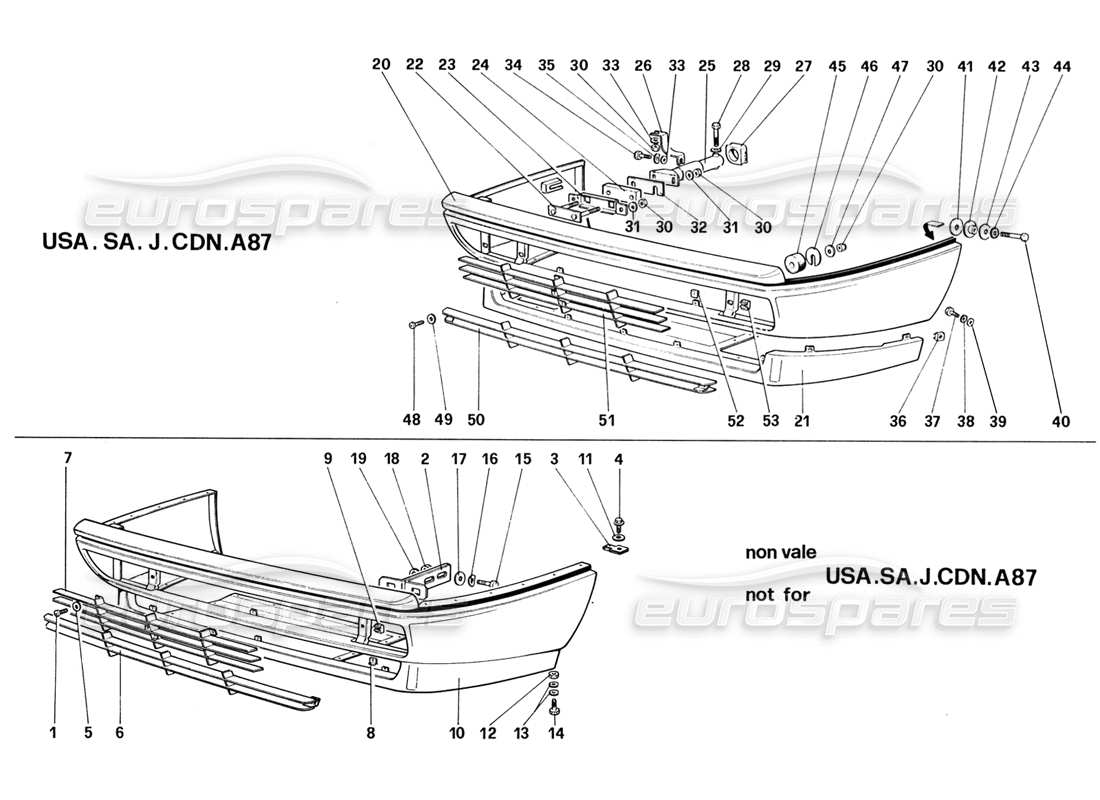teilediagramm mit der teilenummer 61797300