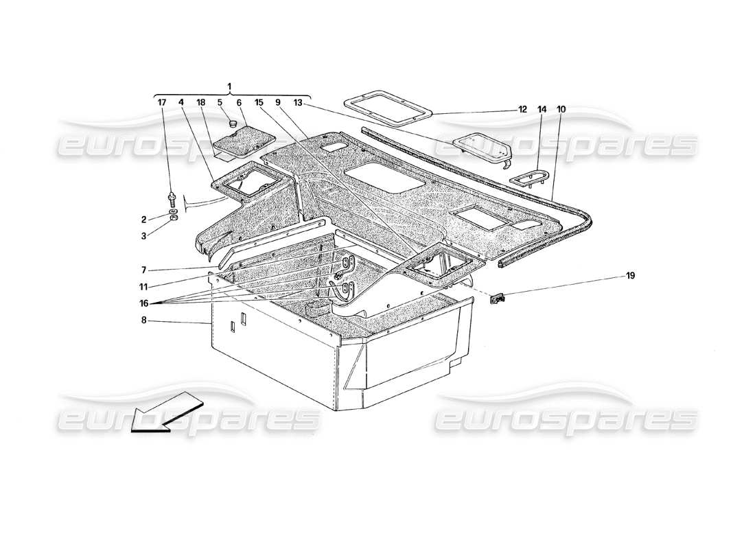teilediagramm mit der teilenummer 62884200