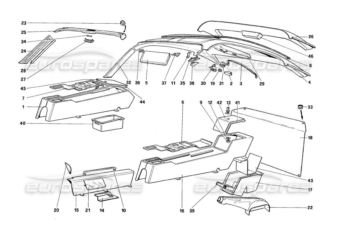 teilediagramm mit der teilenummer 61819500