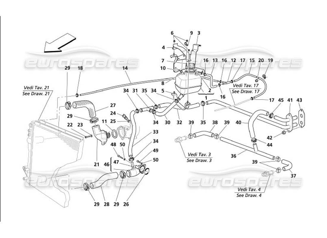 teilediagramm mit der teilenummer 230890